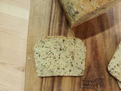 Mieszanka chlebowa bez mąki – chleb KETO (wysokobiałkowy, niskowęglowodanowy) - 360 g + drożdże GRATIS