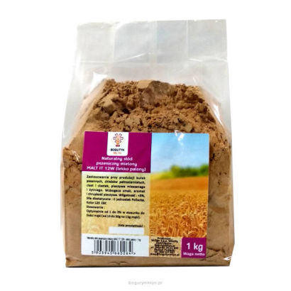 Naturalny słód pszeniczny mielony MALT IT 12W - lekko palony - 1 kg