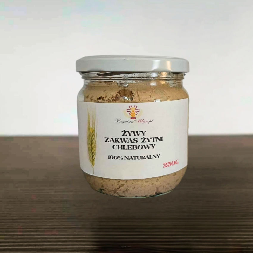 Zakwas żytni chlebowy ŻYWY Bogutyn Młyn - 250g ( 40-to letni! ) - SŁOIK