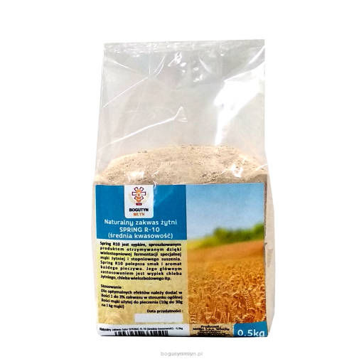 Naturalny zakwas żytni SPRING R-10 (średnia kwasowość) - 0,5 kg