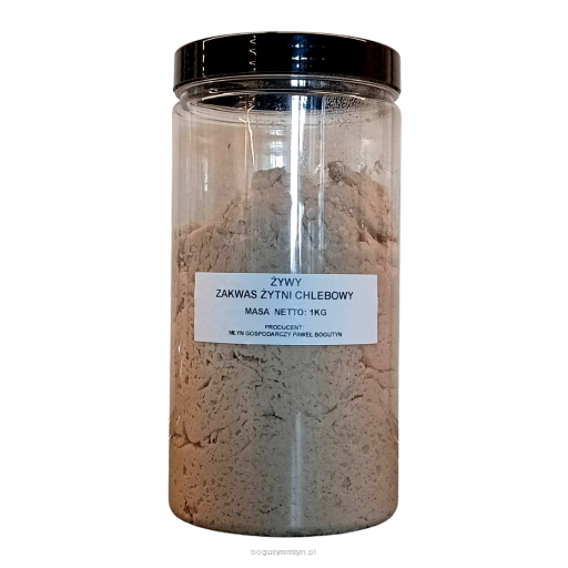 Zakwas żytni chlebowy ŻYWY Bogutyn Młyn - 1kg ( 40-to letni! )
