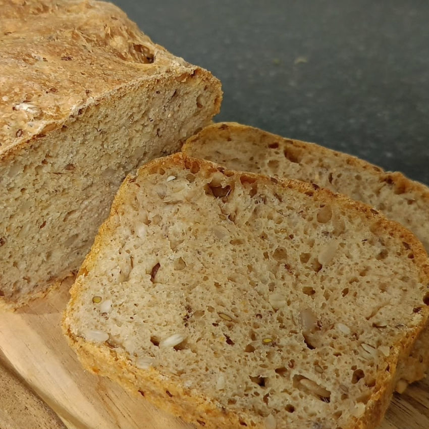 Mieszanka chlebowa -  NISKOWĘGLOWODANOWA ORKISZ MIGDAŁOWY - 2,5 kg  + drożdże GRATIS